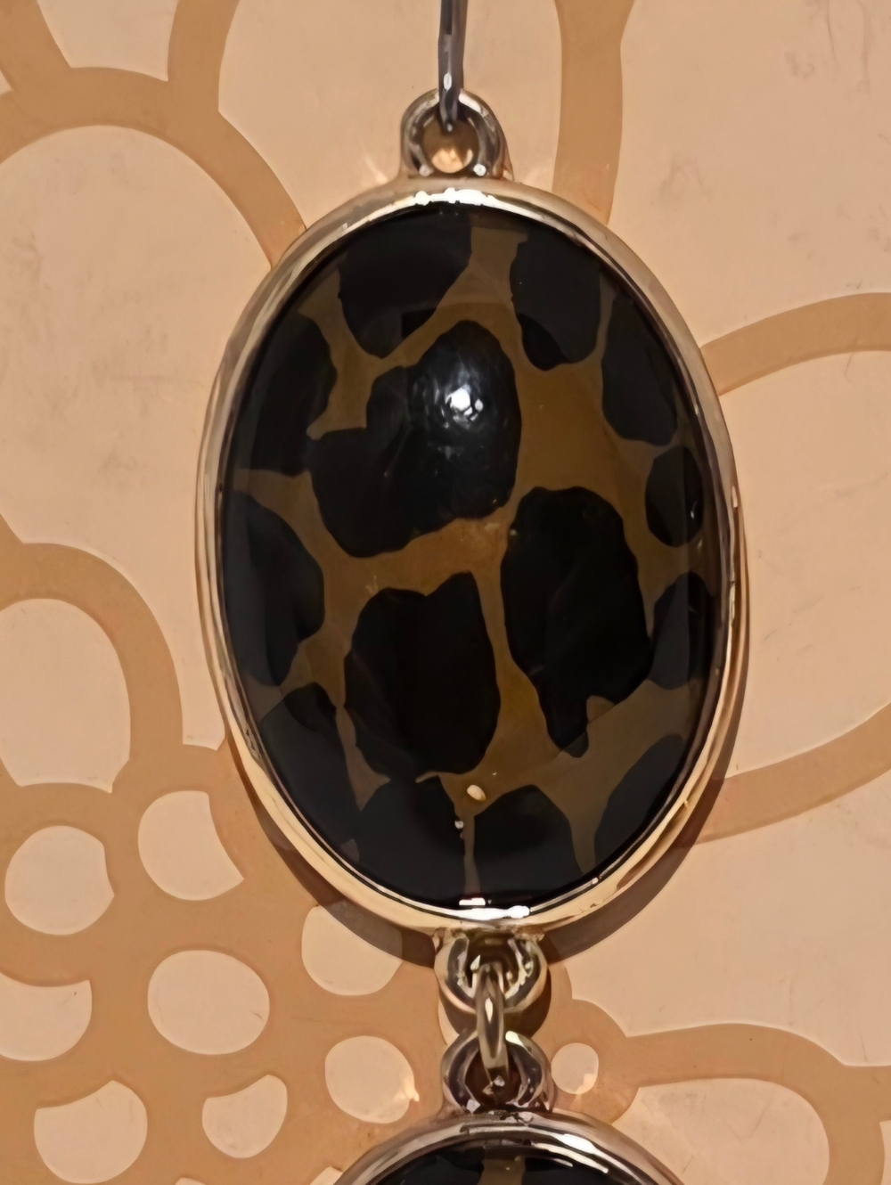 Penelope Ann Animal Print Earrings - Picture 2 of 4
